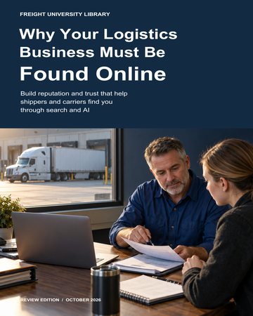 Why Your Logistics Business Must Be Found Online book cover