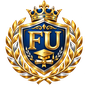 Freight University logo, crowned FU shield with laurels
